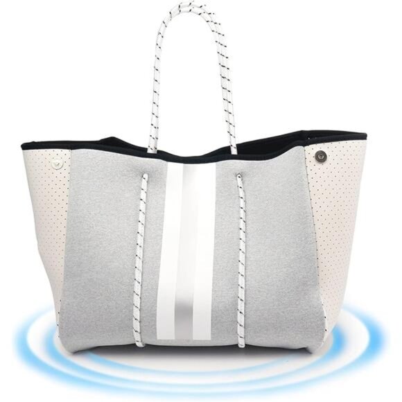 IBEE Tote Bag for Women,Neoprene Bag,Handbags for Women Large Neoprene Tote Bag - Picture 1 of 7